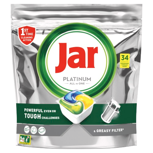 Jar Platinum kapsle All in 1 Lemon (34ks/balení) do myčky