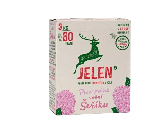 JELEN práškový s vůní šeříku 3kg BOX