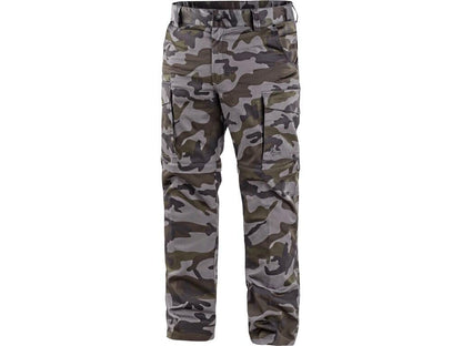 Kalhoty CXS CAMO pánské maskáčové s odepínacími nohavicemi