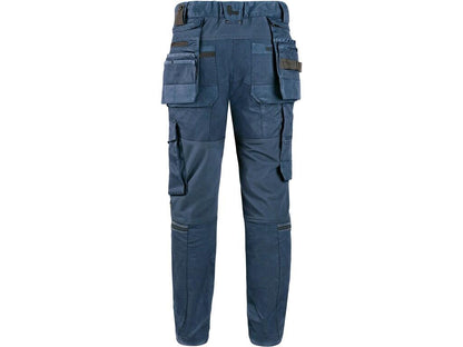 Kalhoty CXS LEONIS pánské modré s černými doplňky