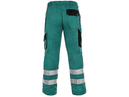 Kalhoty CXS LUXY BRIGHT pánské zeleno-černé