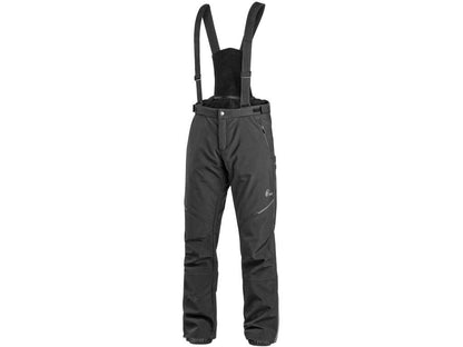 Kalhoty CXS TRENTON zimní softshell pánské černé
