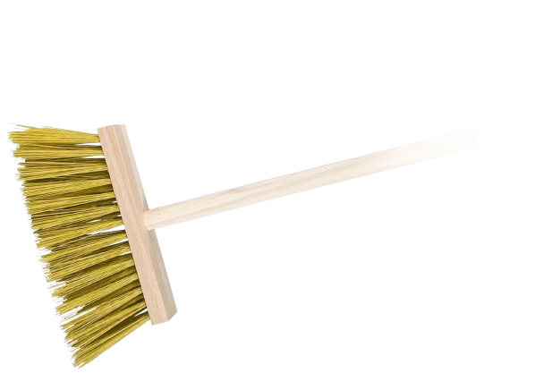 Koště chodníkové s holí 120cm, vlákno 85mm