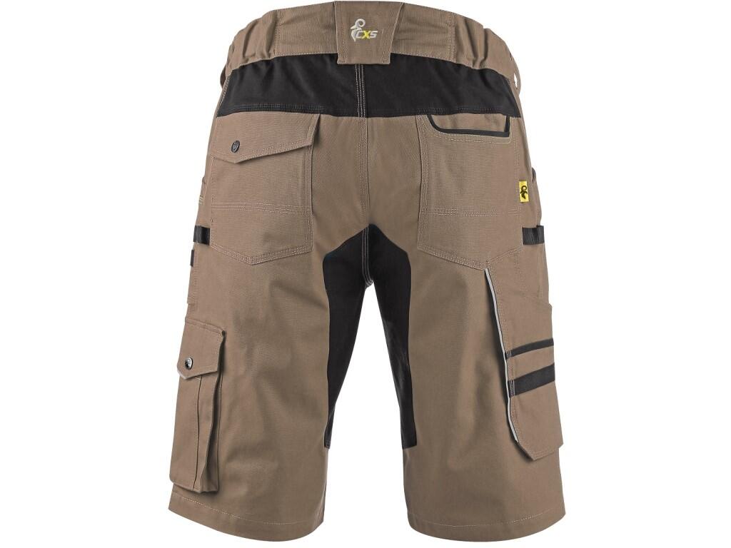 Kraťasy CXS STRETCH pánské béžovo-černé