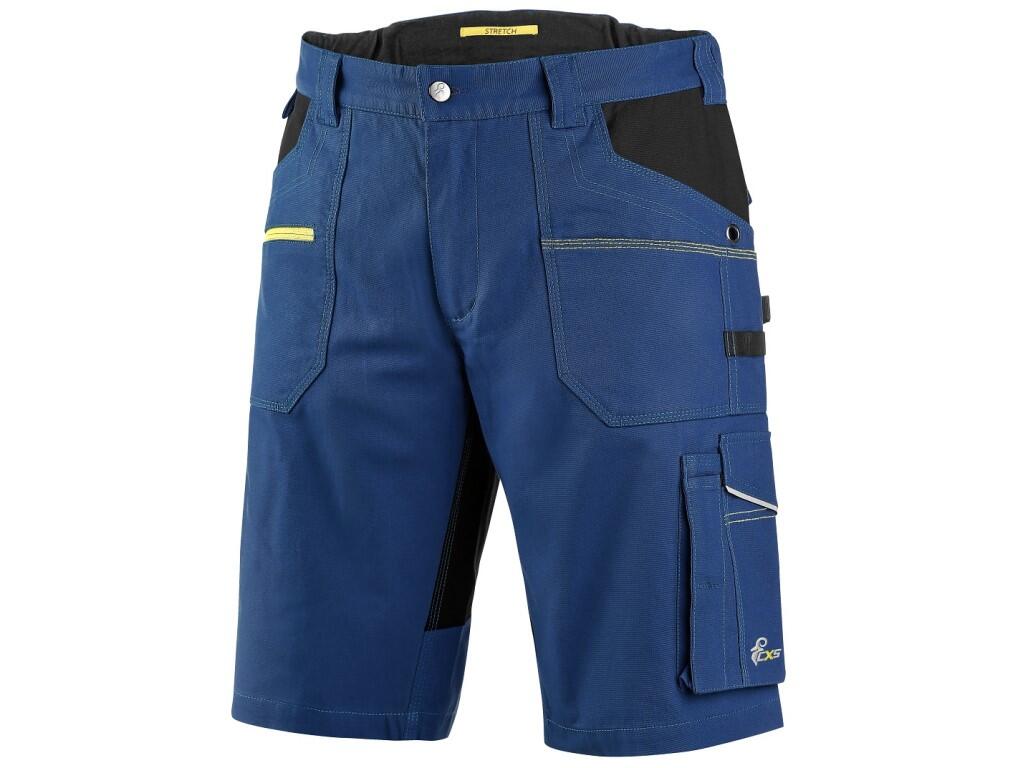 Kraťasy CXS STRETCH pánské tmavě modré-černé