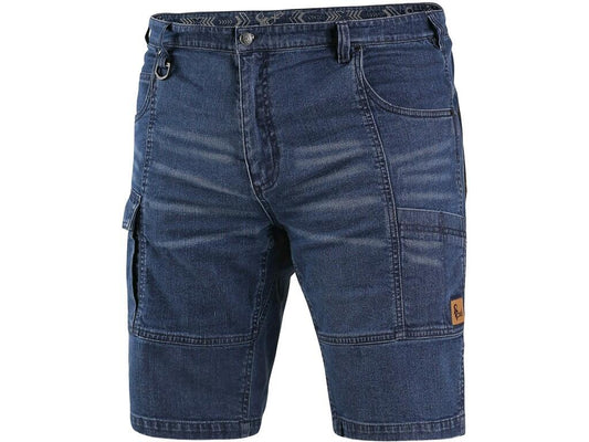 Kraťasy jeans CXS MURET pánské modro-černé
