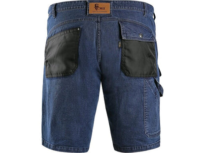 Kraťasy jeans CXS MURET pánské modro-černé