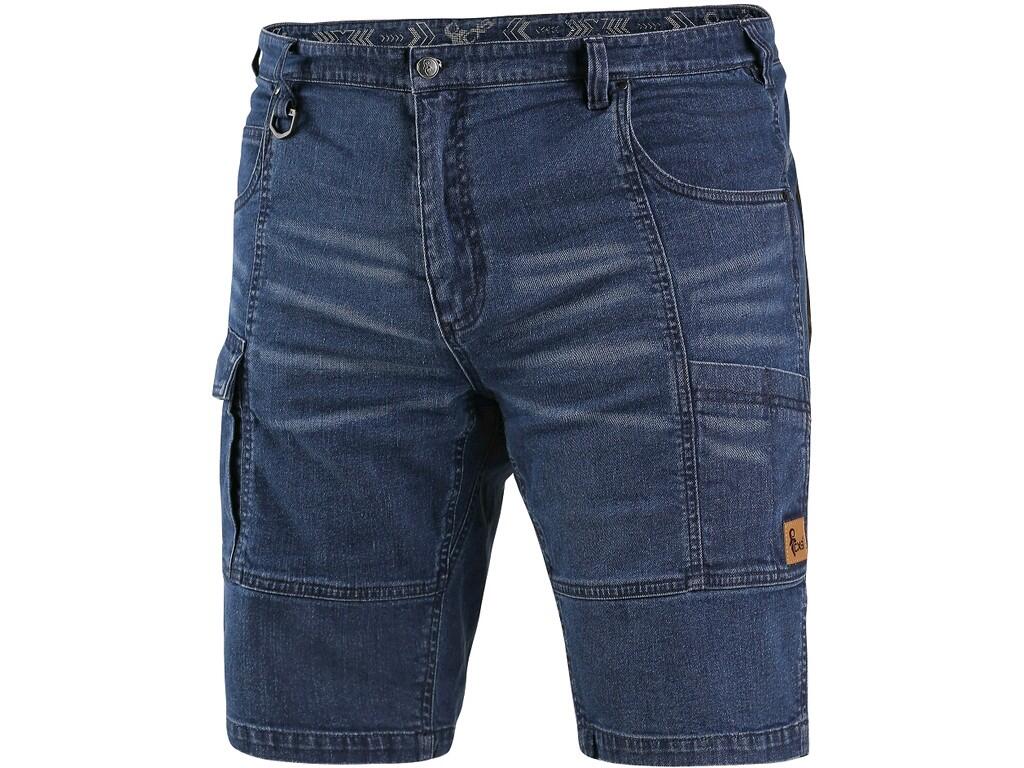 Kraťasy jeans CXS MURET pánské modro-černé