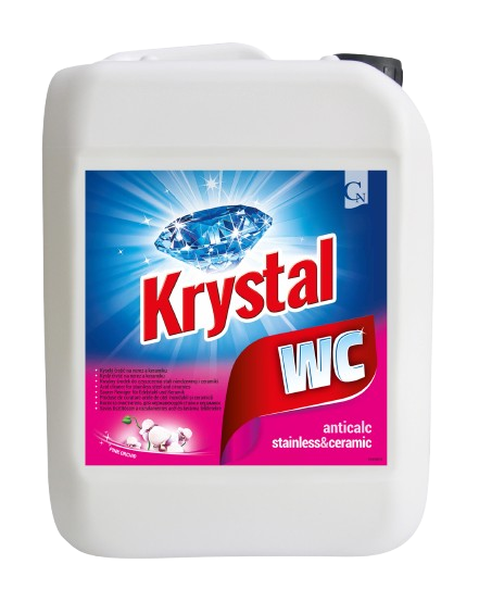 Krystal WC cleaner růžový 5l