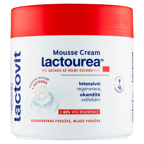 Lactovit lactourea Mousse cream 400ml hydratační pěnový krém