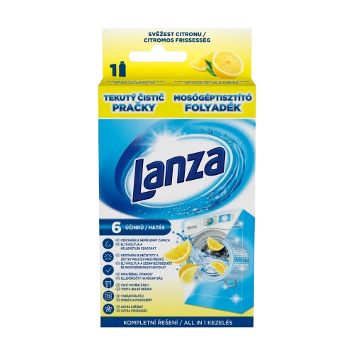 Lanza čistič pračky 250ml svěžest citronu