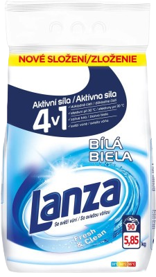 Lanza prací prášek na bílé prádlo 5,85kg=90PD