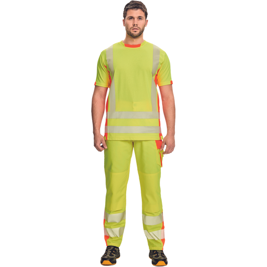 LATTON HV tričko žlutá/oranžová