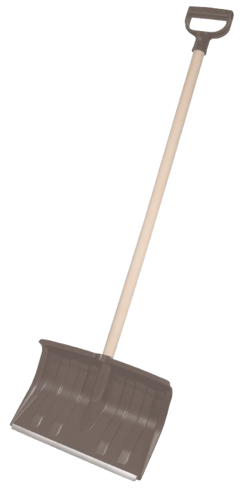 Lopata na sníh 40cm, smontovaná, černá