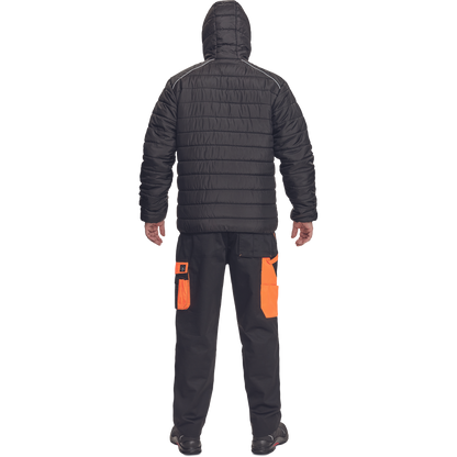MAX VIVO LIGHT bunda černá/oranžová