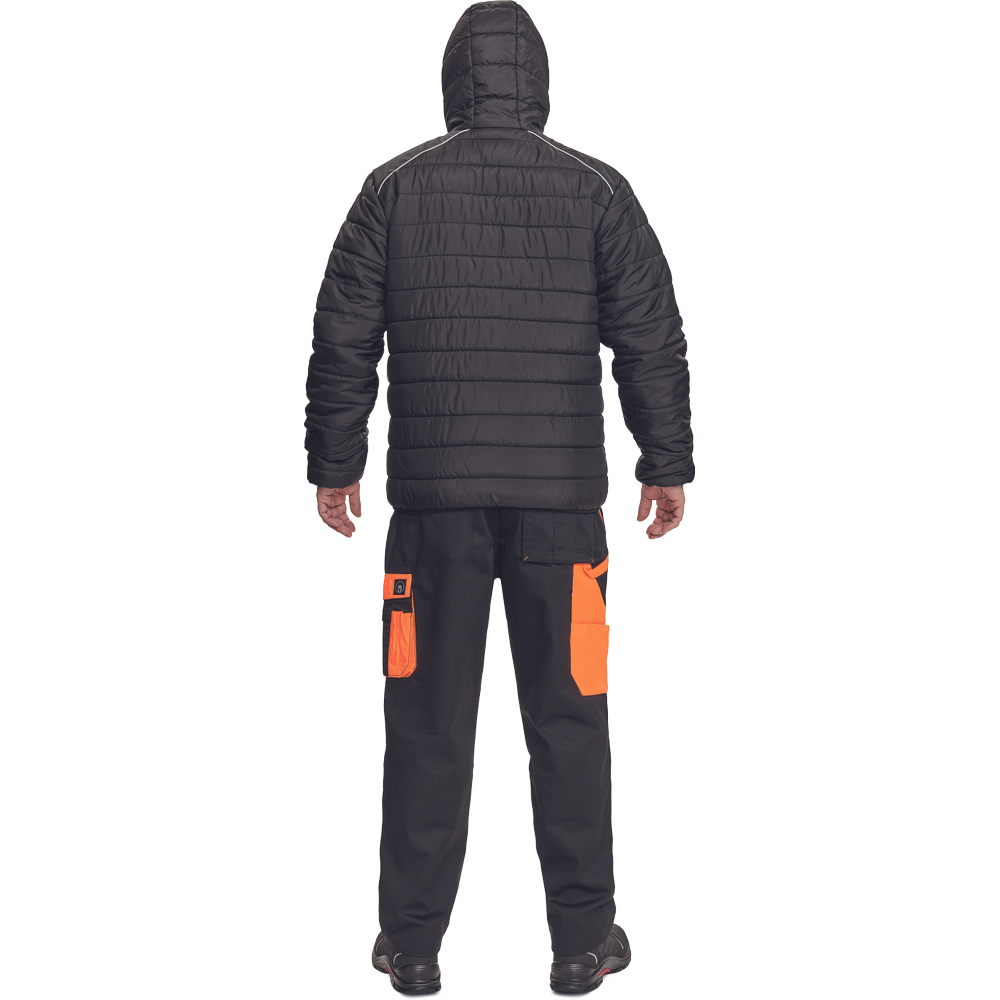 MAX VIVO LIGHT bunda černá/oranžová