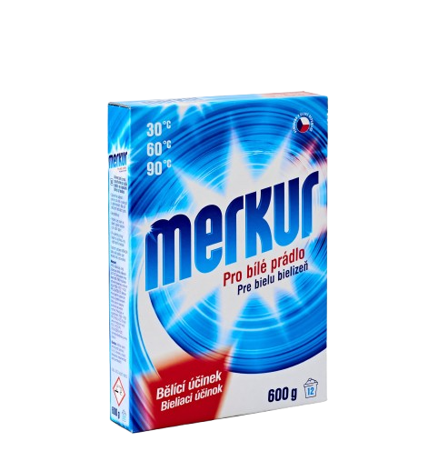 Merkur pro bílé prádlo prací prášek 600g