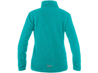 Mikina CXS GRANBY LADY dámská fleece tyrkysově zelená