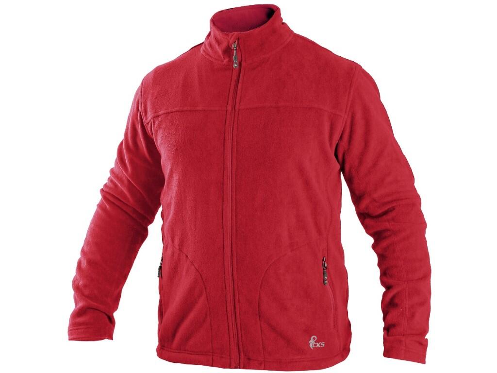 Mikina CXS GRANBY pánská fleece červená