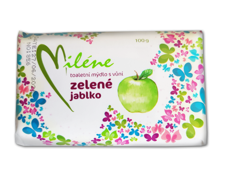 Miléne toaletní mýdlo 100g Zelené Jablko