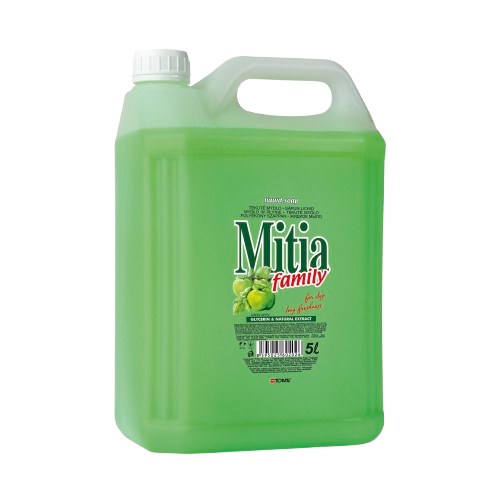 Mitia Family tekuté mýdlo 5l Zelené jablko