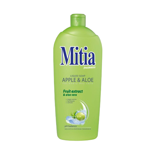 Mitia tekuté mýdlo 1l Apple&Aloe