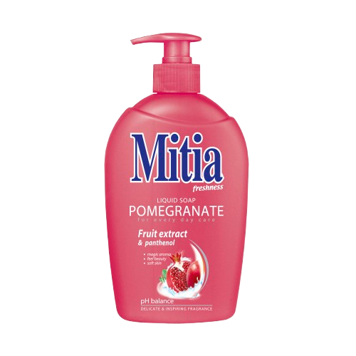 Mitia tekuté mýdlo 500ml Pomegranate s dávkovačem