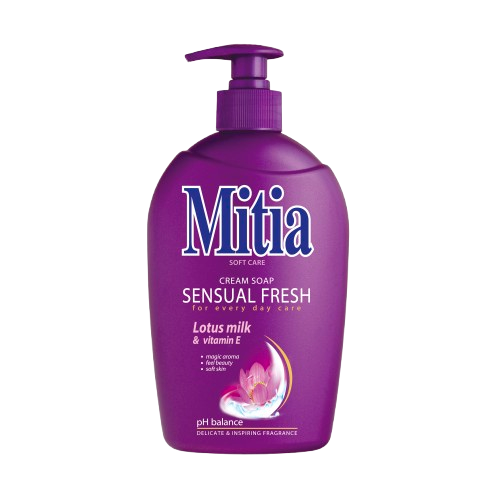 Mitia tekuté mýdlo Sensual fresh 500ml s dávkovačem