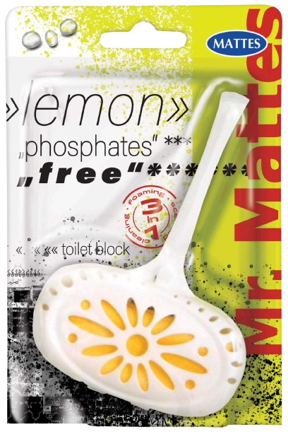 Mr. Mattes WC košíček 3in1 Citron 40g