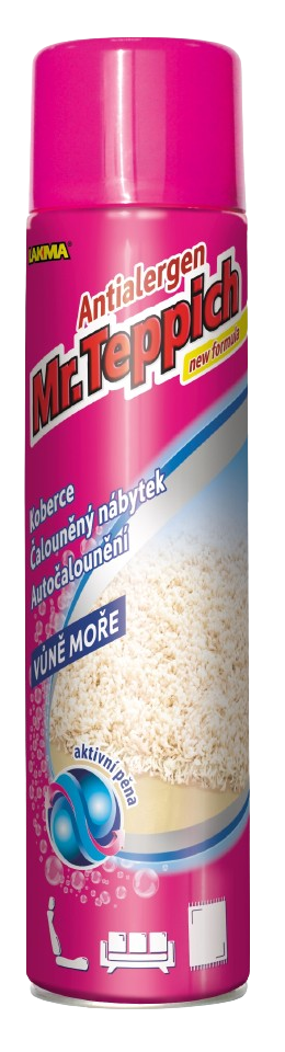 Mr. Teppich antialergen prostředek na čištění čalounění (suchá pěna) moře 600ml