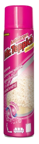 Mr. Teppich antialergen prostředek na čištění čalounění-suchá pěna-s vůní květů 600ml