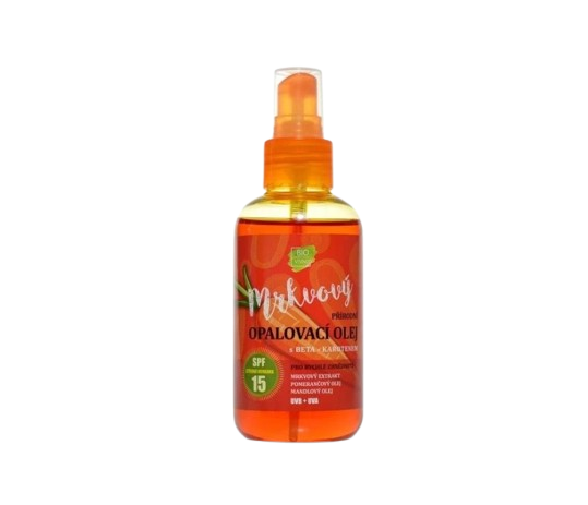 Mrkvový bio opalovací olej 150ml OF 15
