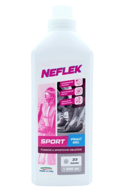 NEFLEK SPORT 1l Prací gel na sportovní prádlo