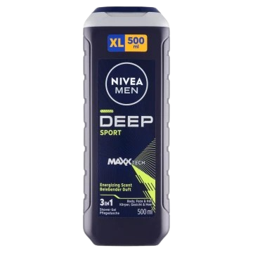Nivea Men sprchový gel 500ml 3v1 Deep Sport