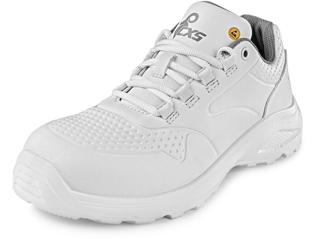 Obuv CXS WHITE ARNO O1 ESD polobotka