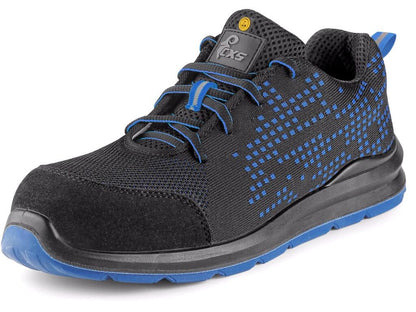 Obuv polobotka CXS TEXLINE SILBA S1P ESD černo - modrá