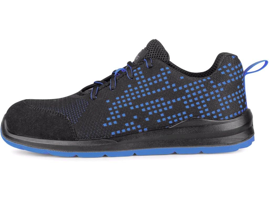 Obuv polobotka CXS TEXLINE SILBA S1P ESD černo - modrá