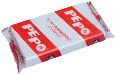PE-PO pevný podpalovač 40 podpalů