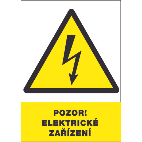 Pozor elektrické zařízení 12301