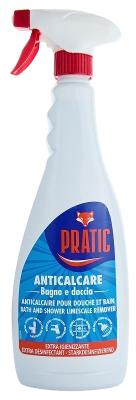 PRATIC ANTICALCARE BAGNO E DOCCIA 750ml - čistič koupelen