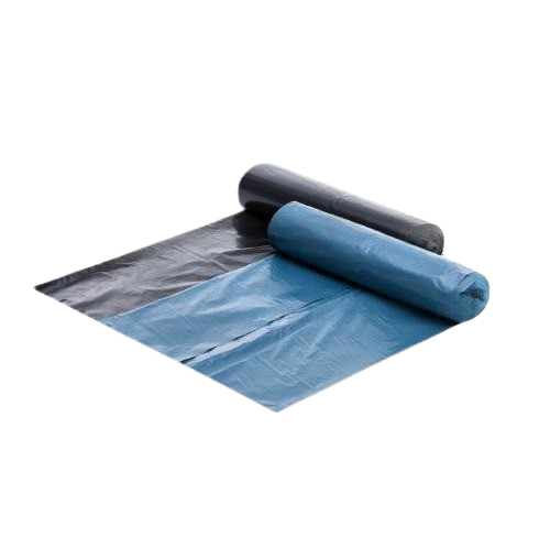 Pytle na odpad LDPE 120l, 25ks/role, 50my, 70x110cm, modré