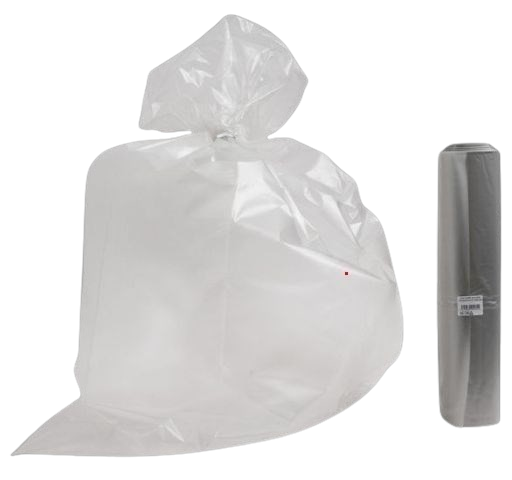Pytle na odpad LDPE 120l, 25ks/role, 50my, 70x110cm, transparentní
