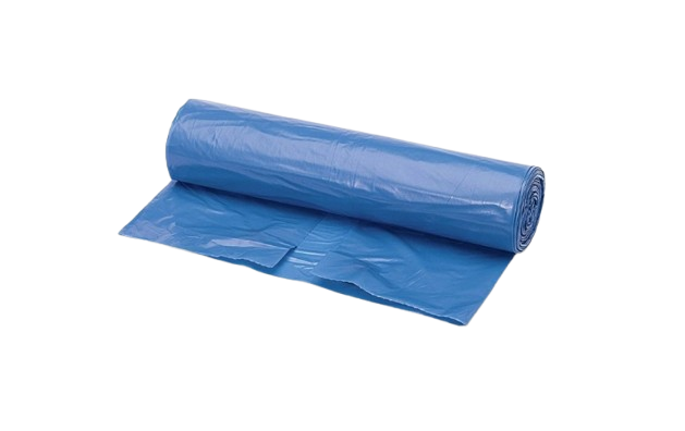 Pytle na odpad LDPE 120l, 25ks/role, modré, 30my
