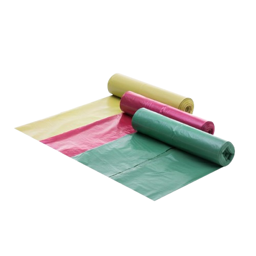 Pytle na odpad LDPE 70x110cm, typ 80, role 25ks, ŽLUTÉ