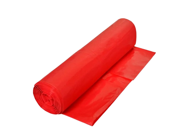 Pytle PE 120l, 15ks, 80my, 70x110cm, červené