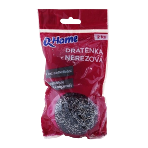 Q Home drátěnka (2ks/fol) nerez