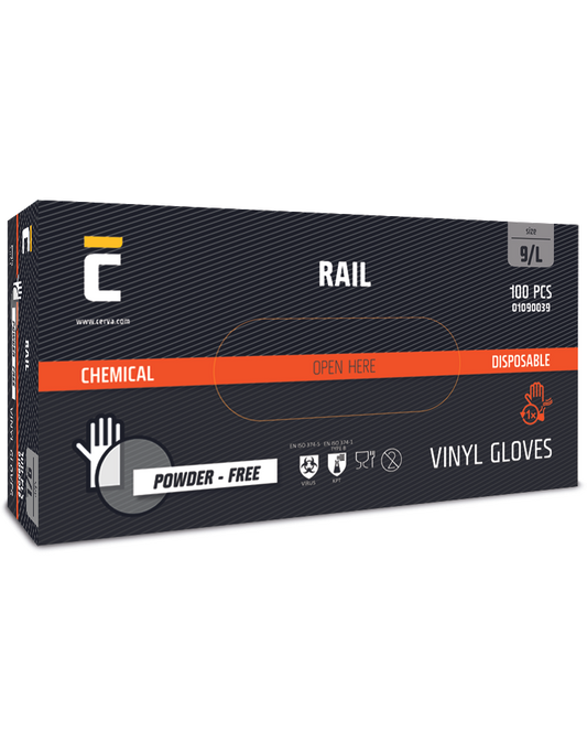 RAIL nepudrované rukavice -