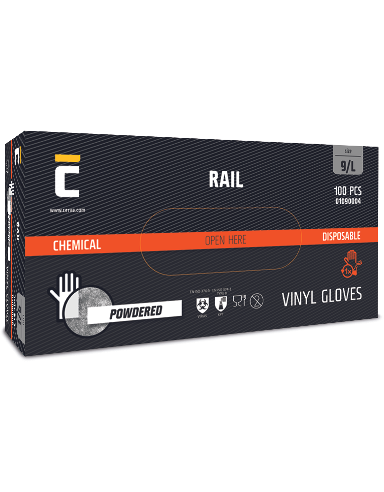 RAIL pudrované rukavice -