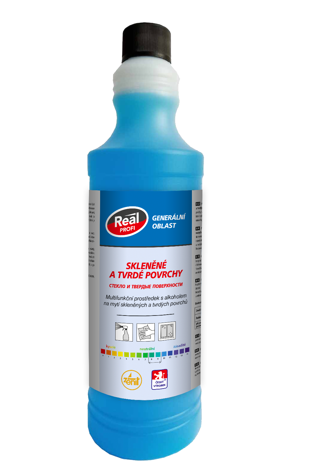 Real profi skleněné a tvrdé povrchy 1l