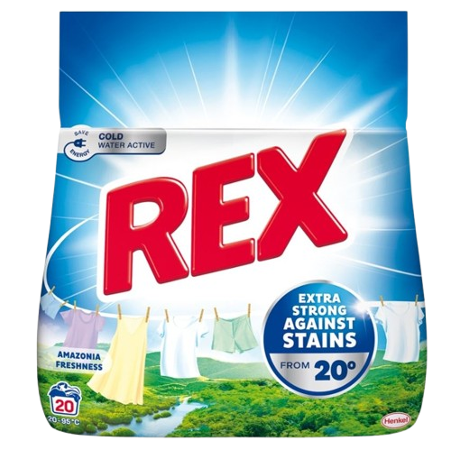 REX prací prášek Amazonia Freshness 20PD/1,1kg